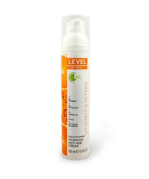 LEVEL C-RETINOL Multivitamin Nourishing Anti-Age Cream 100ml